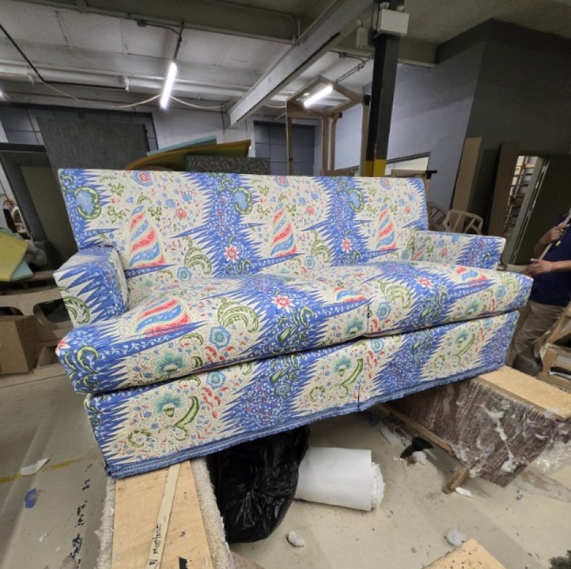 Reupholstered Sofa Designed by Bardes Interiors Reupholstered Sofa Designed by Bardes Interiors