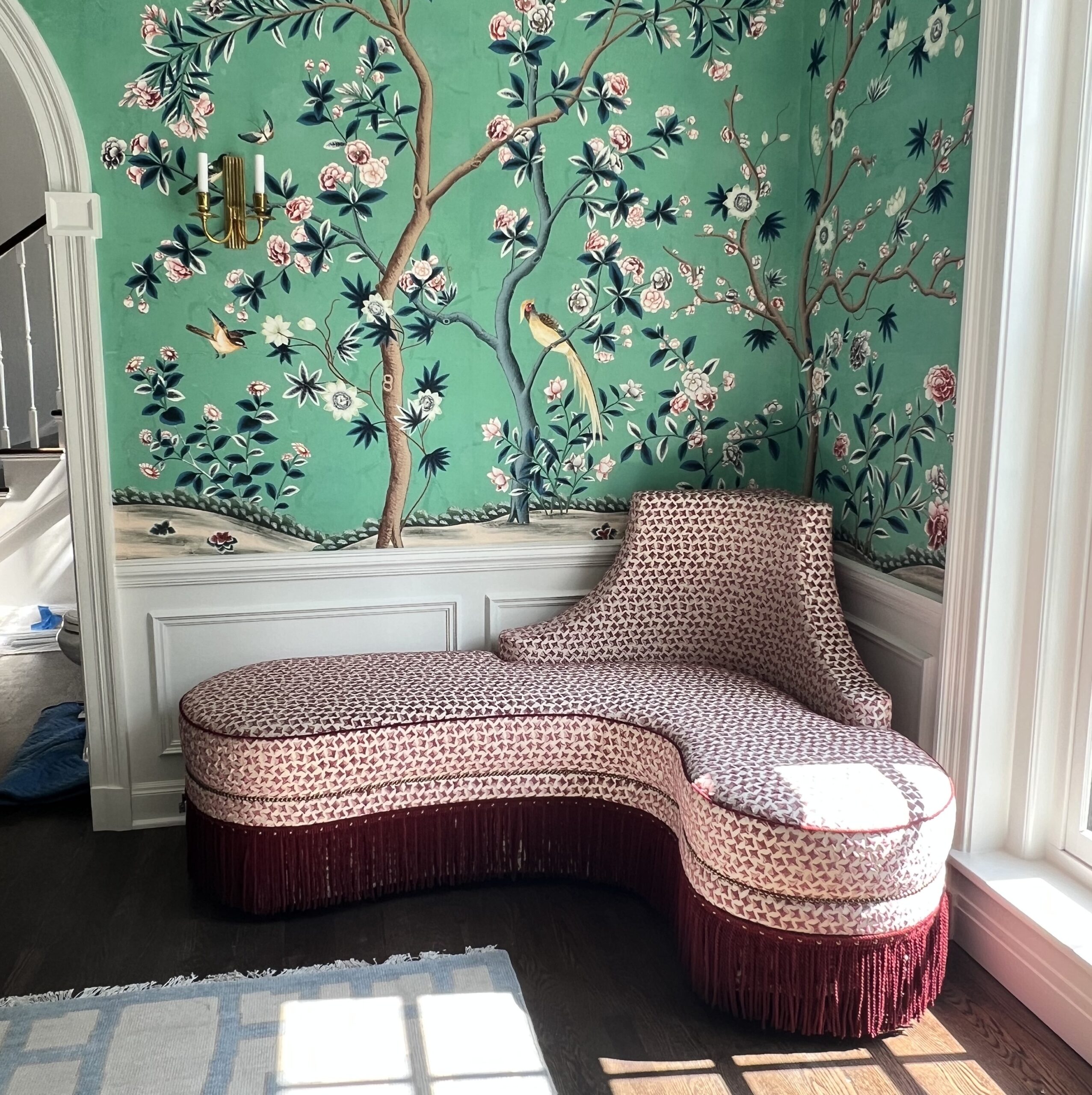 Custom Banquette Designed by Sarah Vaile Design