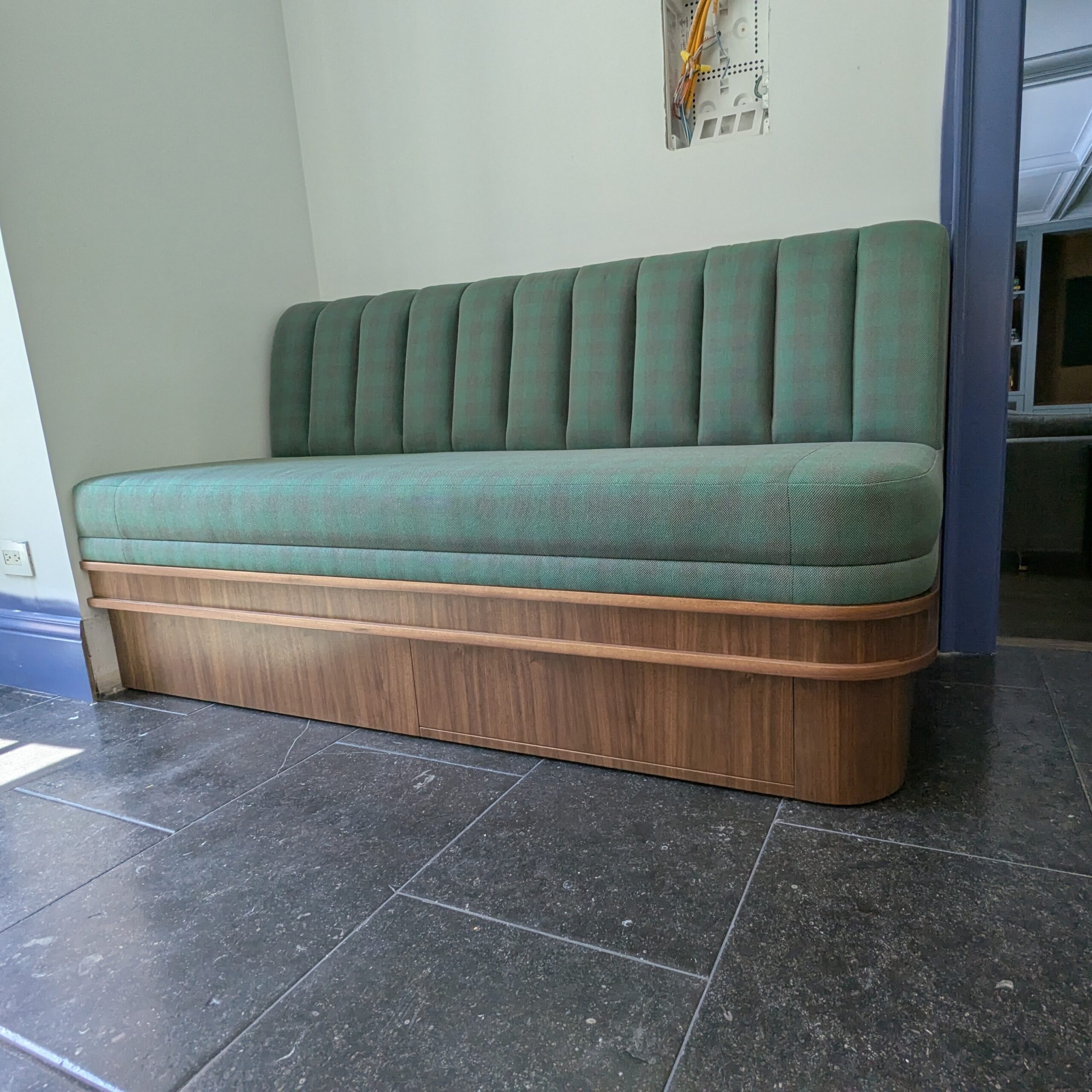 Banquette Designed by Nicholas Moriarty Interiors